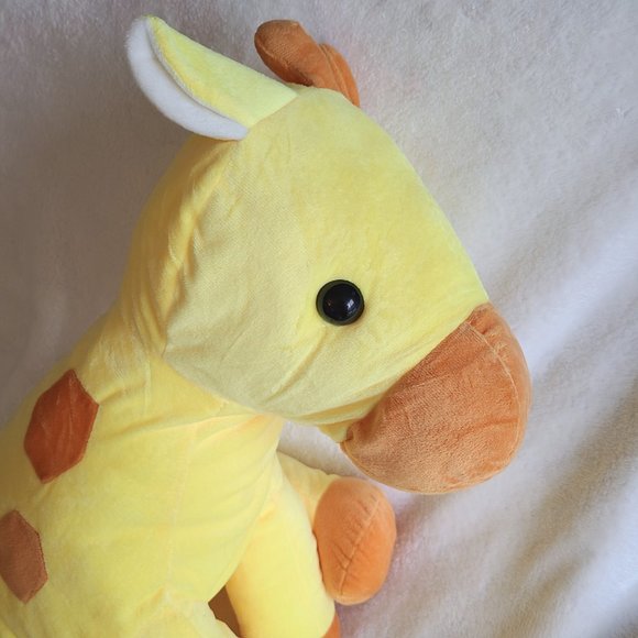 Amuse - Kuttari Kirin - Kawaii Giraffe Friends XL Plush (Dark Yellow) - Picture 2 of 4
